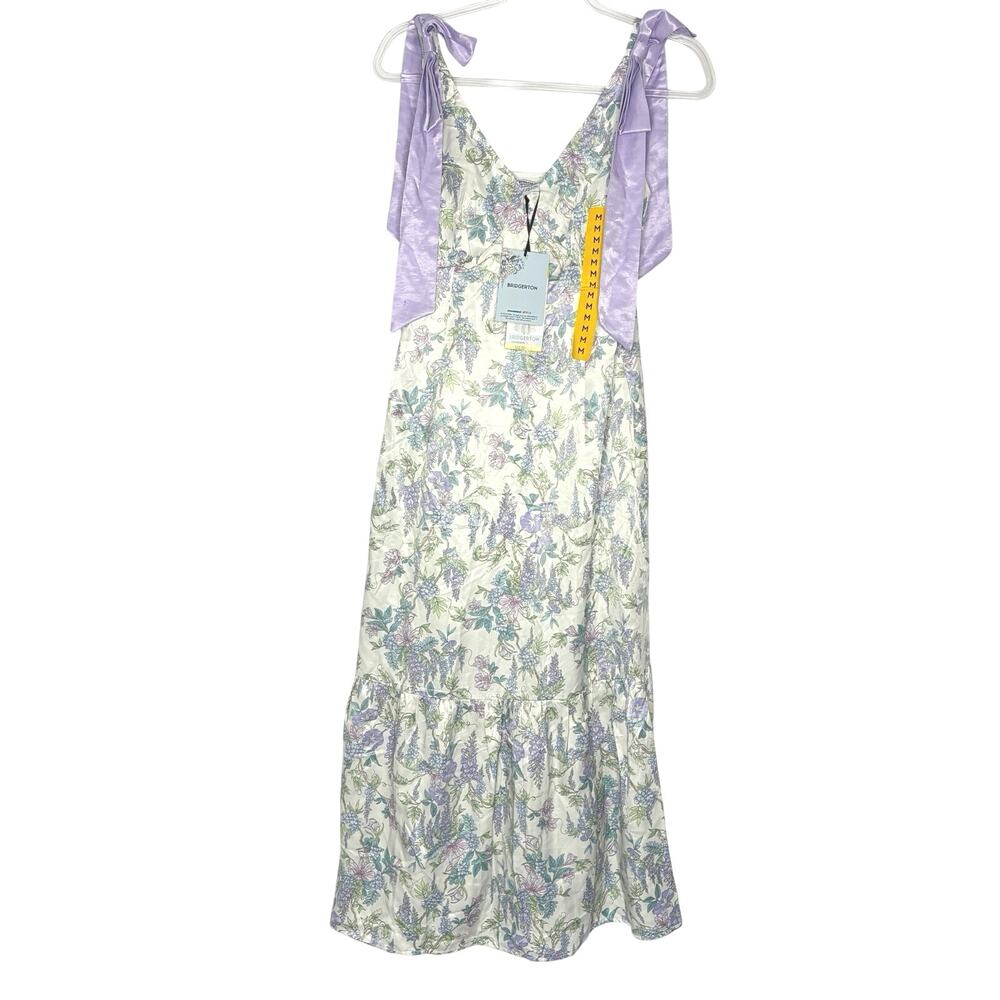 Bridgerton Netflix Floral Slip Maxi Dress Romantic NWT Womens Medium